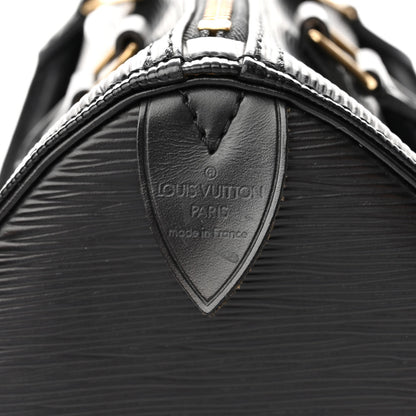 Louis Vuitton Epi Speedy 25 Black 6 of 10
