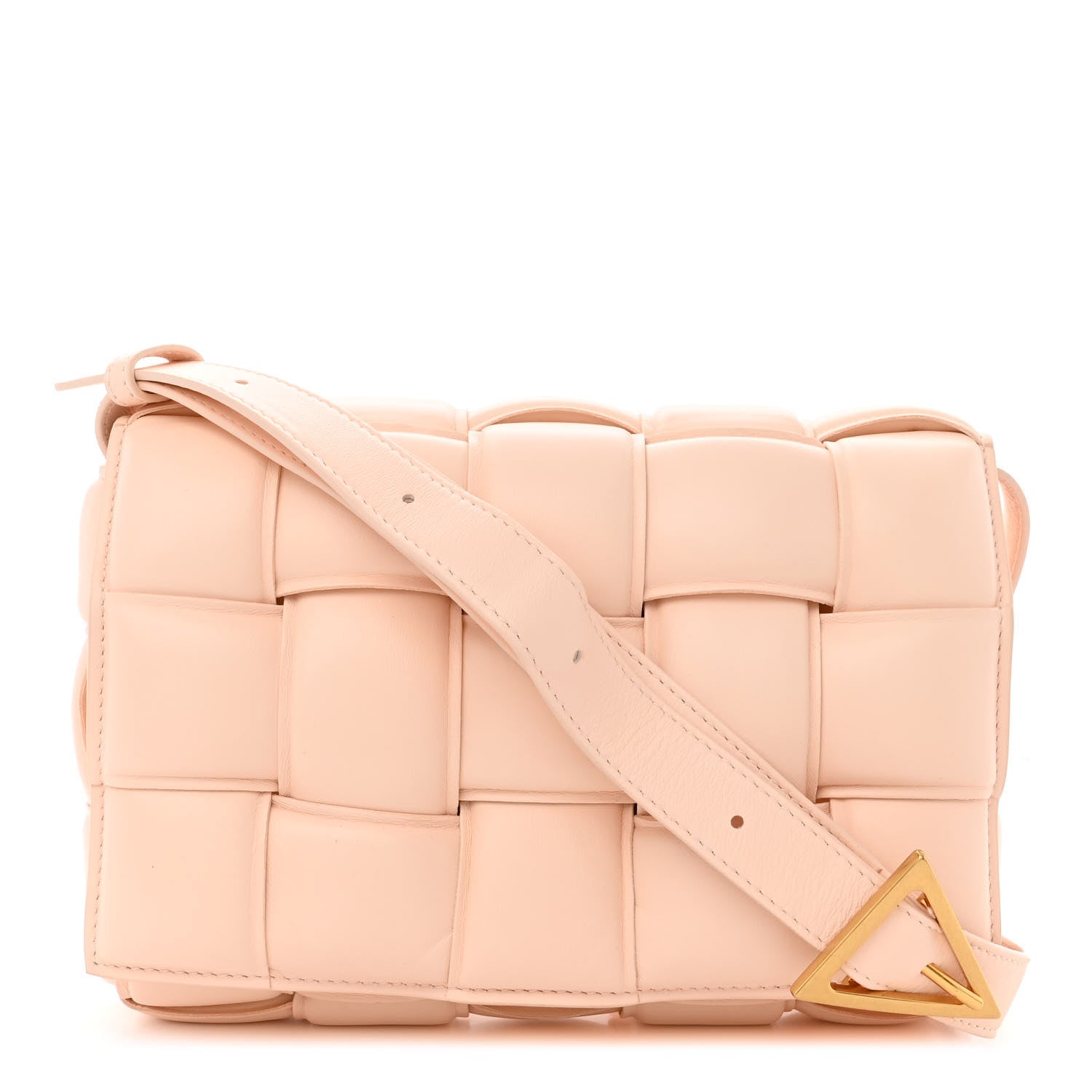 Bottega Veneta Nappa Maxi Intreccio Padded Cassette Crossbody Bag Melon Washed 1 of 12