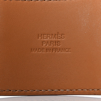 Hermes Barenia Collier de Chien CDC Rocabar Bracelet T2 Fauve 4 of 5