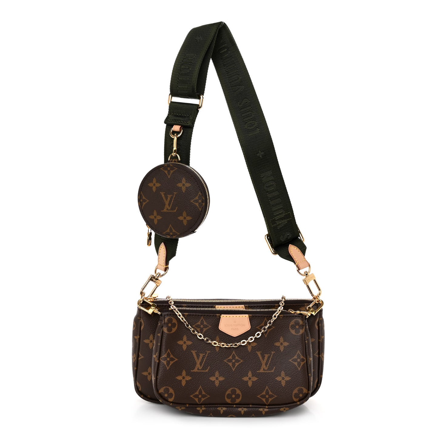 Monogram Multi Pochette Accessories Kaki