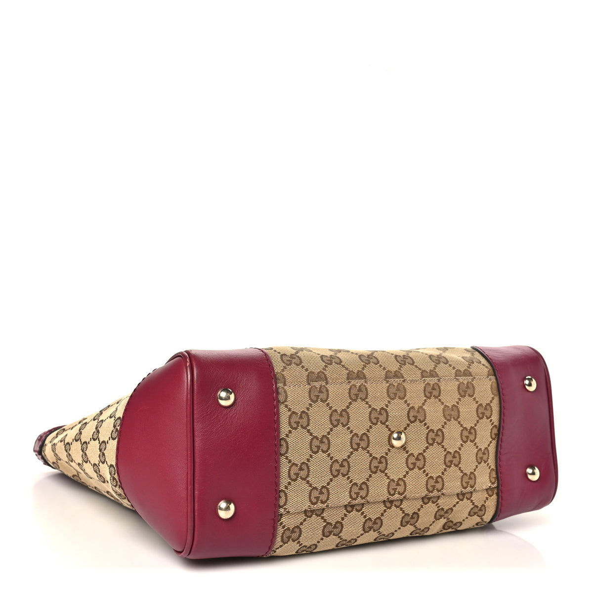 Monogram Web Medium Mayfair Tote Cherry