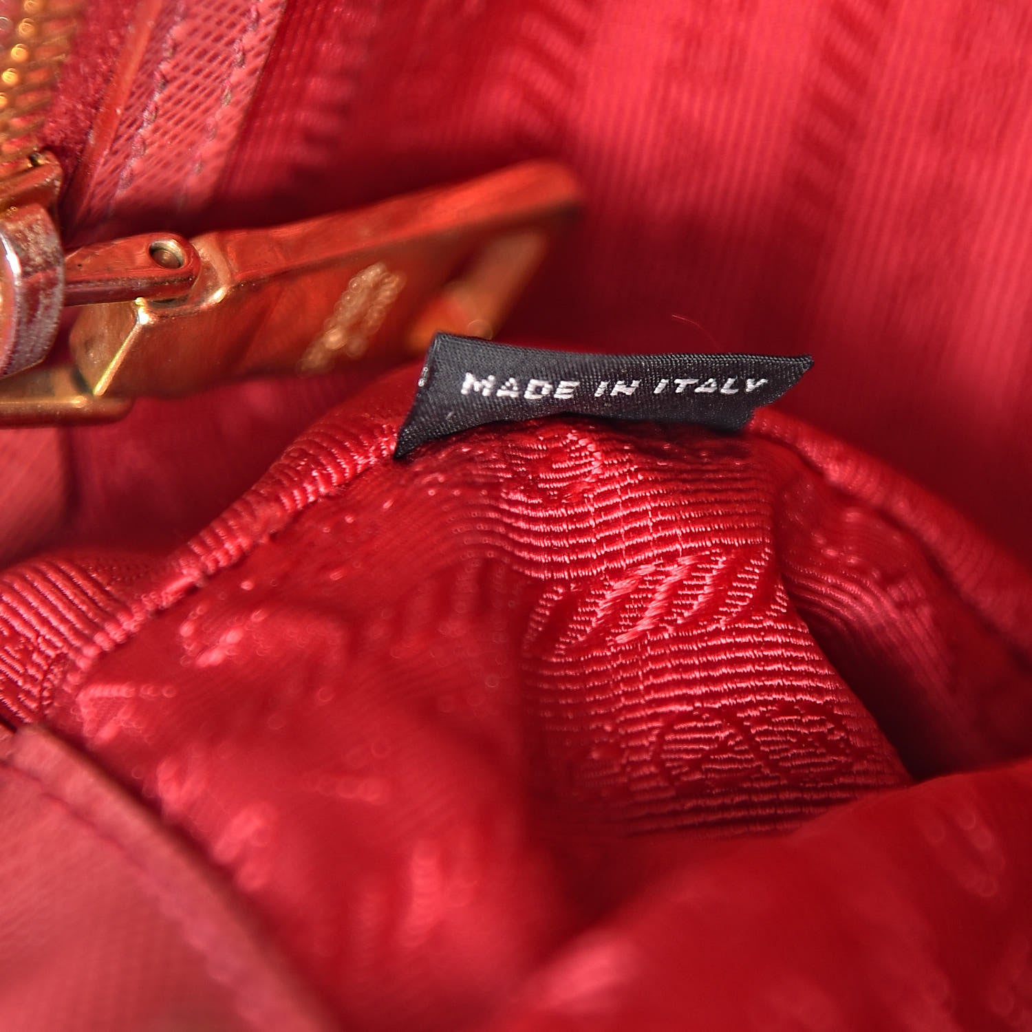 Prada Saffiano Lux Medium Tote Fuoco 7 of 20