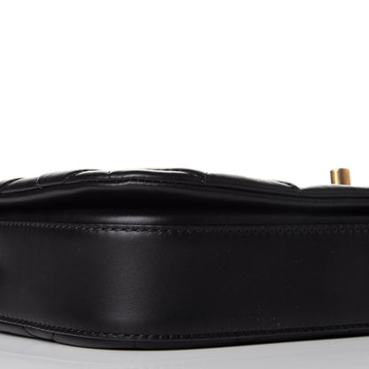 Chanel Calfskin Quilted Nailed CC Flap Bag Black 8 of 9