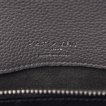 Saint Laurent Grained Calfskin Baby Sac De Jour Souple Coal 6 of 7