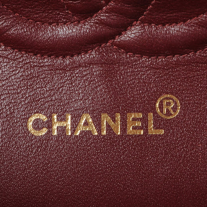 Chanel Lambskin Quilted Double Flap Black 7 of 9