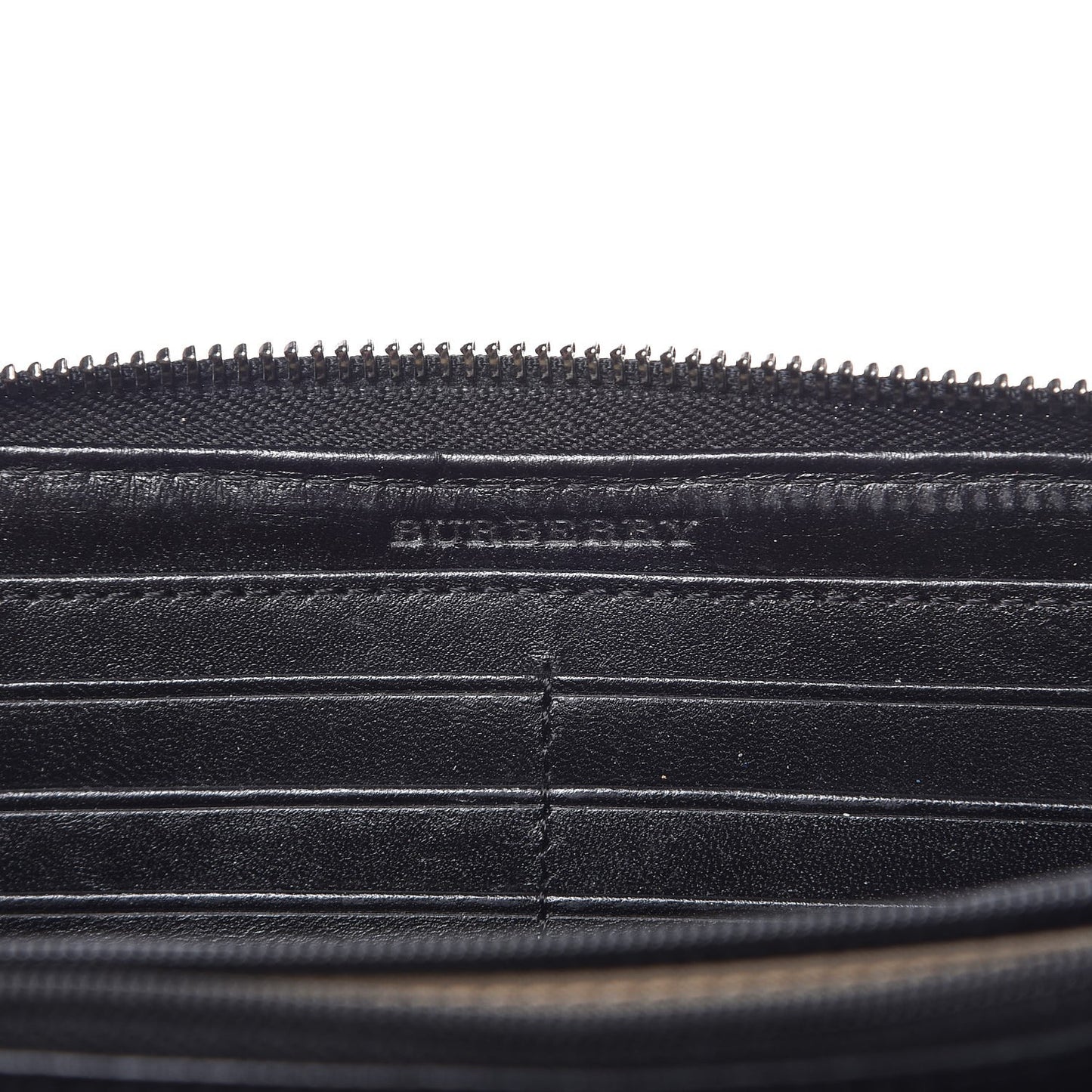 Supernova Check Large Ziggy Zip Around Wallet Black