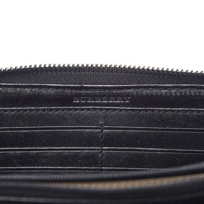 Burberry Supernova Check Large Ziggy Zip Around Wallet Black 6 of 9