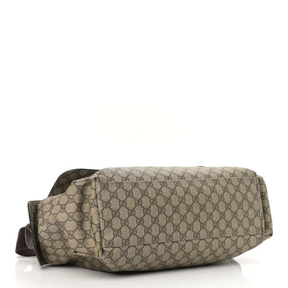 Gucci GG Plus Monogram Messenger Diaper Bag Dark Brown 5 of 18