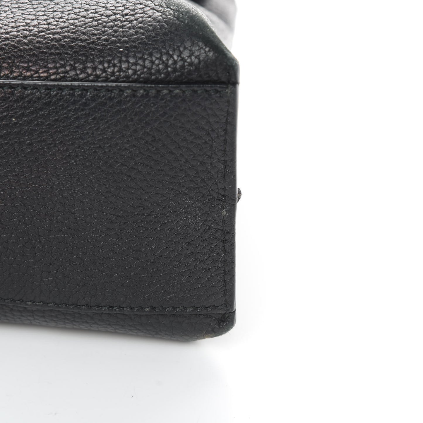 Cellarius Calfskin Small Bamboo Daily Top Handle Bag Black