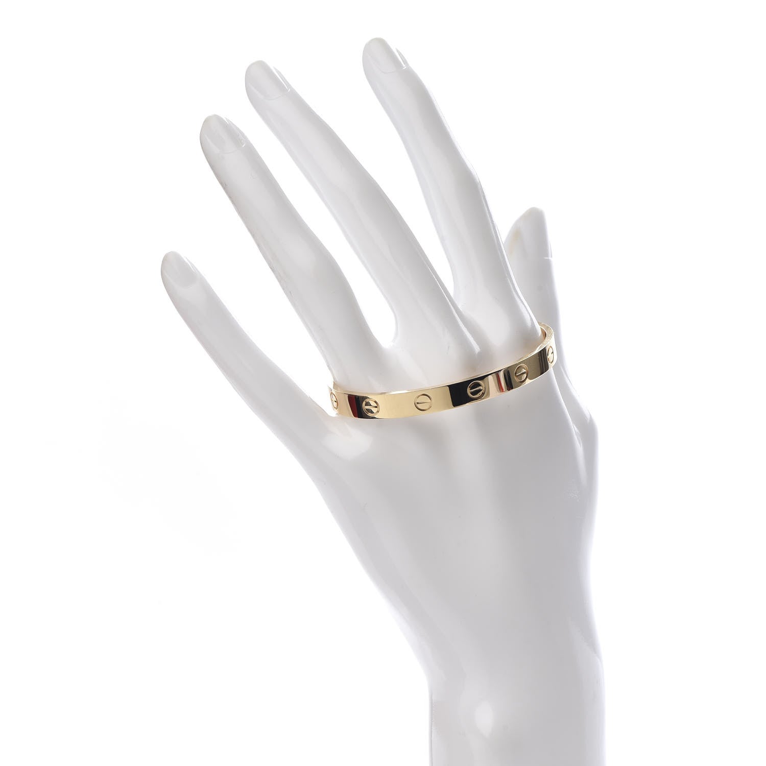 Cartier 18K Yellow Gold LOVE Cuff Bracelet 16 2 of 5