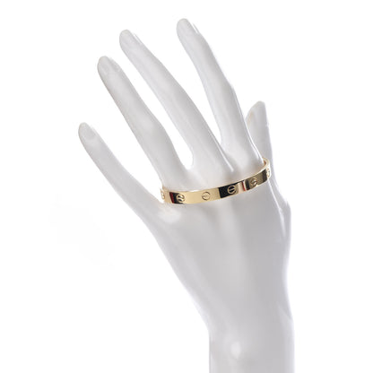 Cartier 18K Yellow Gold LOVE Cuff Bracelet 16 2 of 5