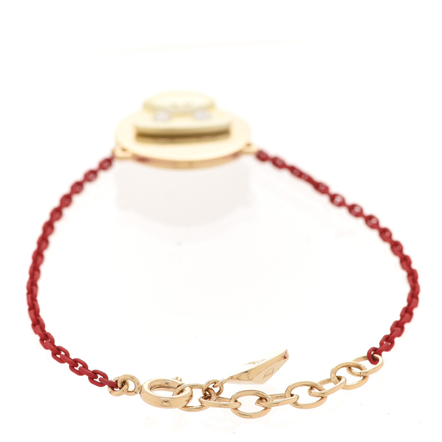Christian Dior Crystal Diorelita Chinese New Year Monkey Bracelet Red 3 of 8