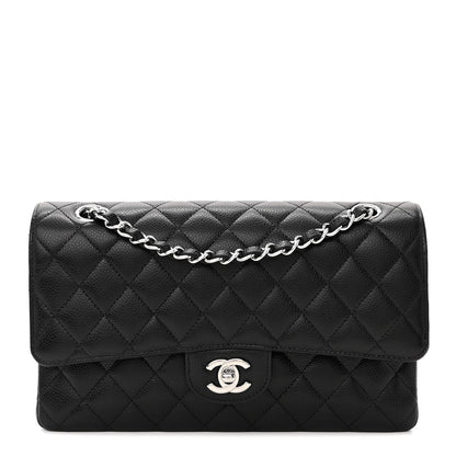 Chanel Caviar Quilted Medium Double Flap Black 1 of 11