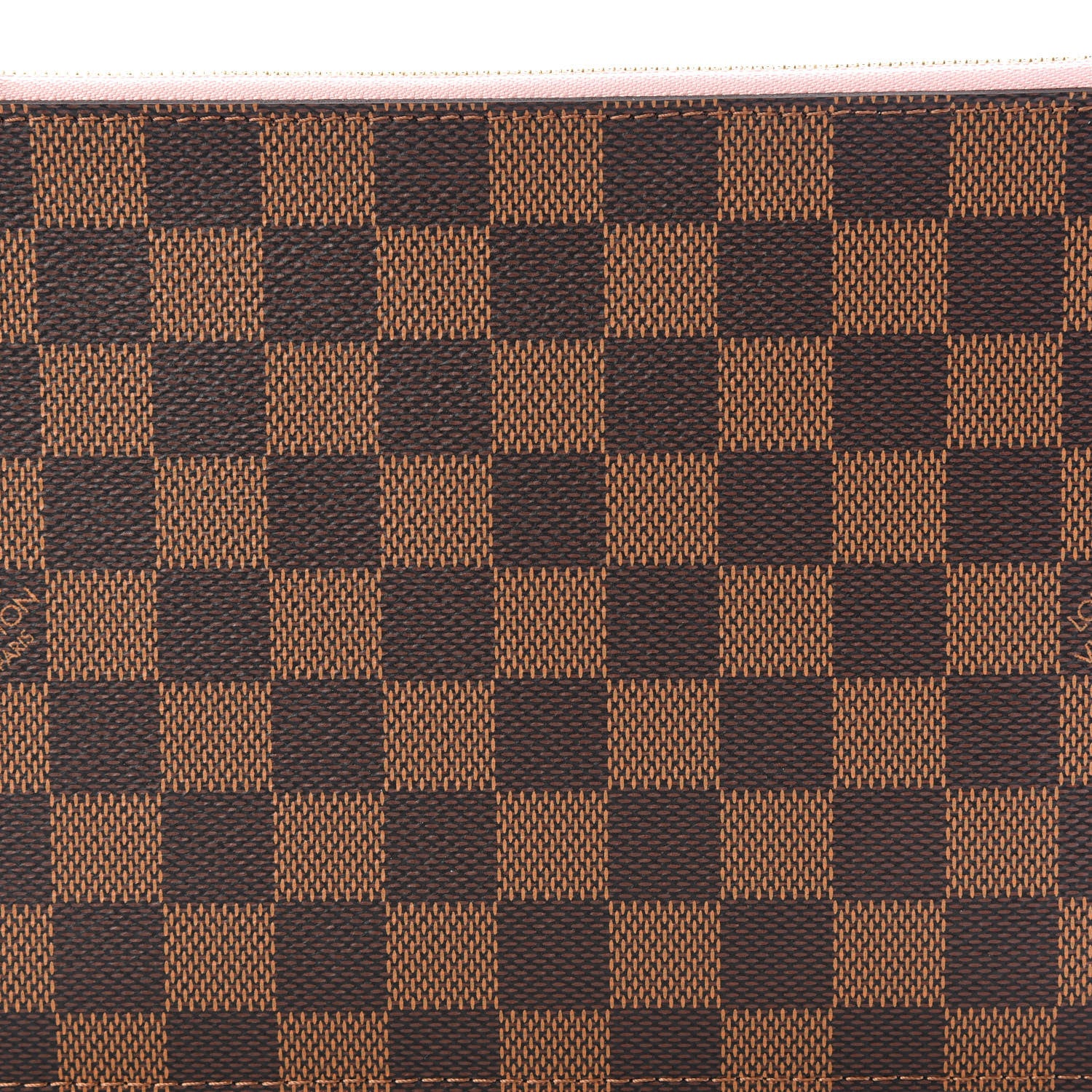 Louis Vuitton Damier Ebene Neverfull MM GM Pochette Rose Ballerine 10 of 10