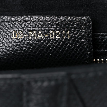 Christian Dior Grained Calfskin Saddle Bag Black 7 of 9