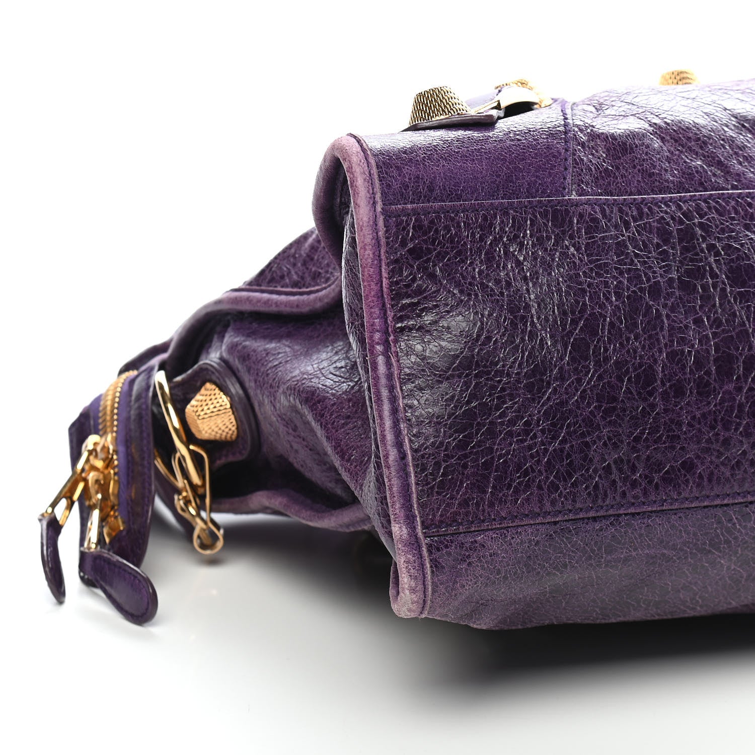 Balenciaga Agneau Giant 21 Gold Hardware City Raisin 7 of 10