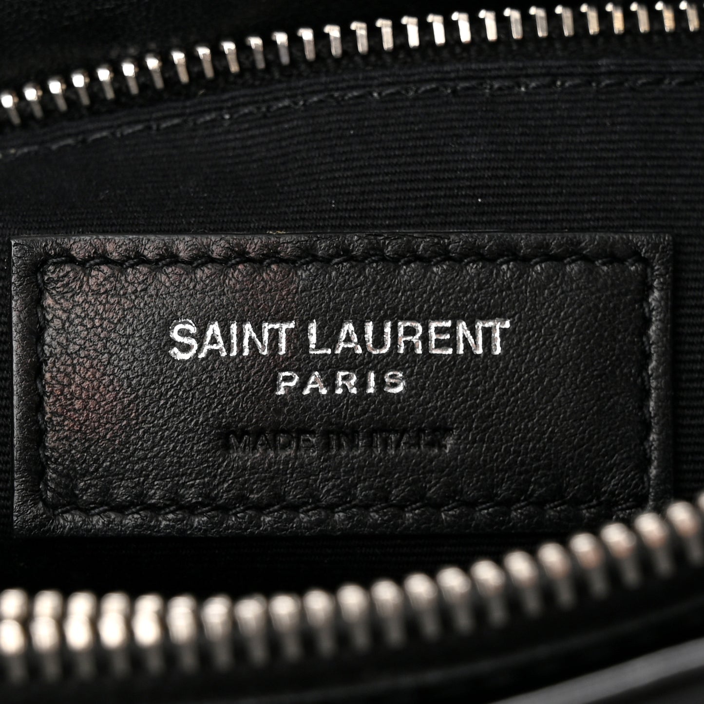Calfskin Y Quilted Monogram Small Loulou Shopper Black
