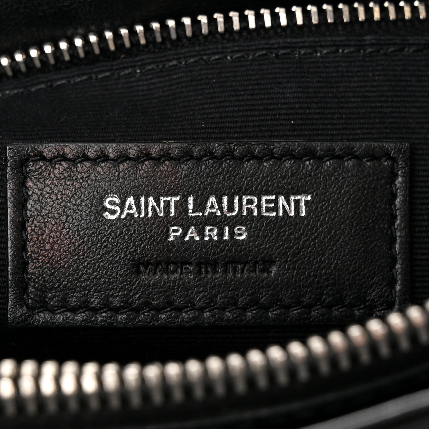 Saint Laurent Calfskin Y Quilted Monogram Small Loulou Shopper Black 7 of 13