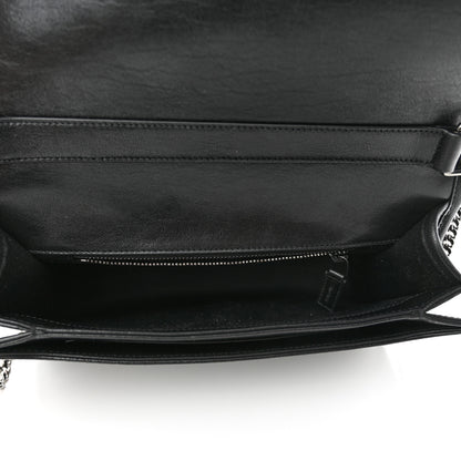 Saint Laurent Lambskin Quilted Mini Becky Chain Bag Black 4 of 9