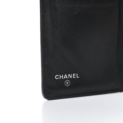 Chanel Grained Patent CC Yen Wallet Black 6 of 8