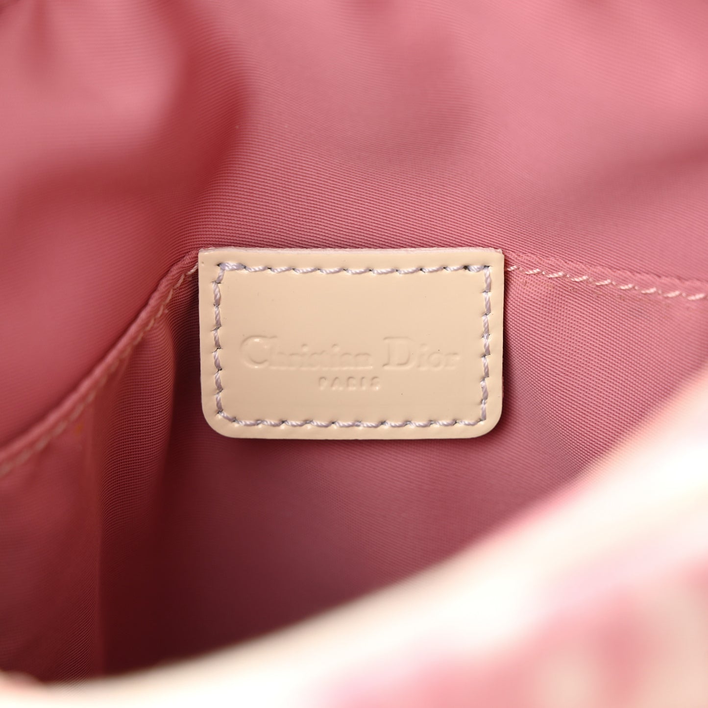 CHRISTIAN DIOR Monogram Girly Crossbody Pink
