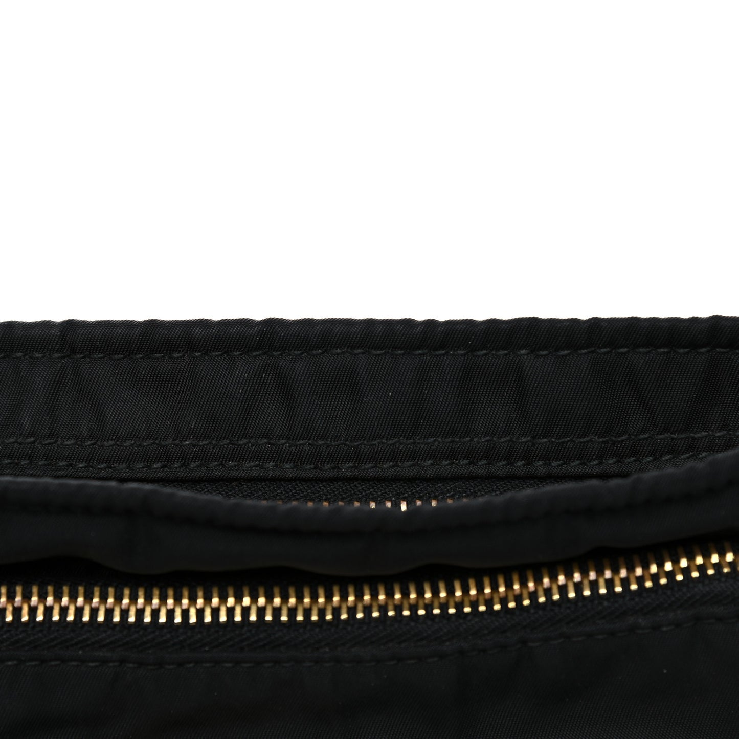 Nylon Saffiano Crossbody Bag Black