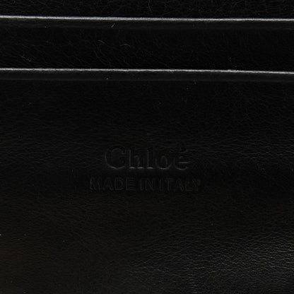 Chloe Suede Calfskin Mini Faye Shoulder Bag Black 6 of 7