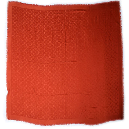 Louis Vuitton Wool Silk Monogram Shawl Orient 3 of 4