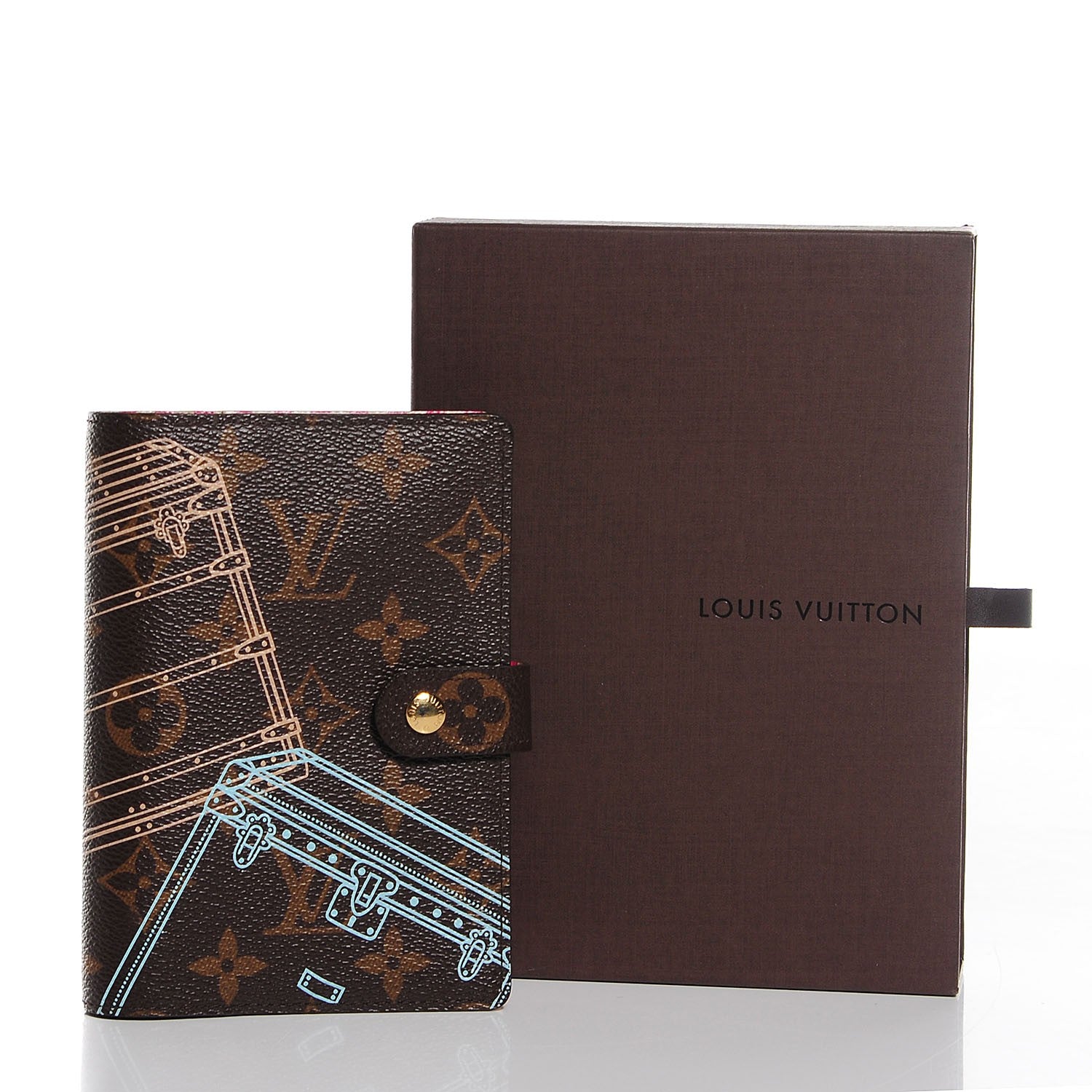Louis Vuitton Monogram 2014 Christmas Animation Small Ring Agenda Cover 4 of 7