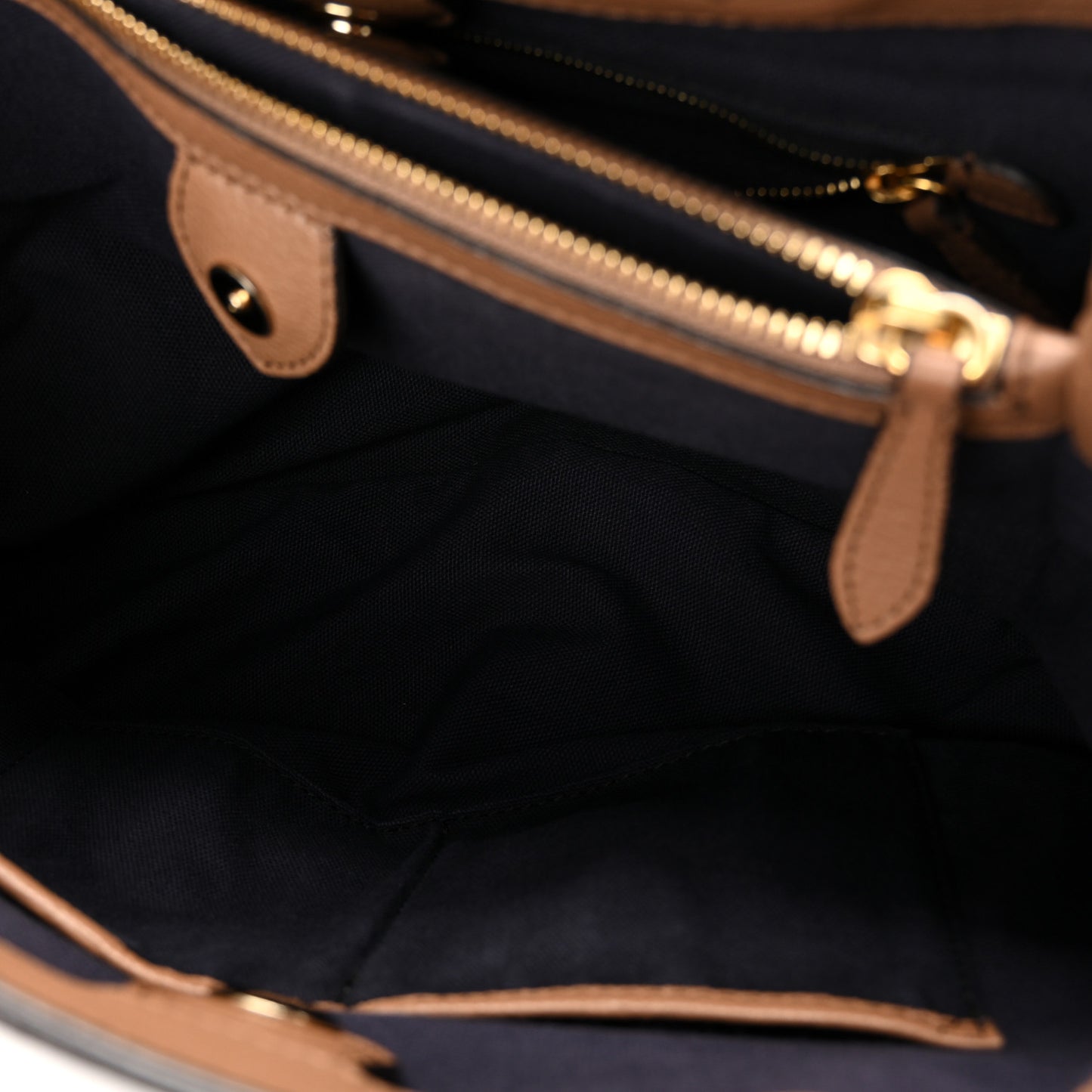 Grainy Calfskin House Check Medium Banner Tote Dark Sand