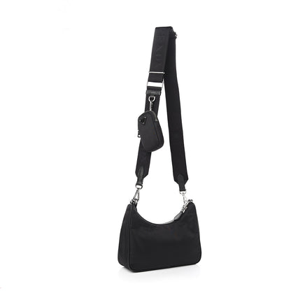 Prada Nylon Re-Edition 2005 Shoulder Bag Black 2 of 10