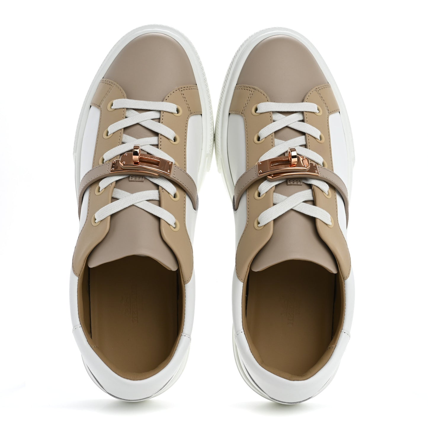 Calfskin Day Sneakers 41 Multicolor White
