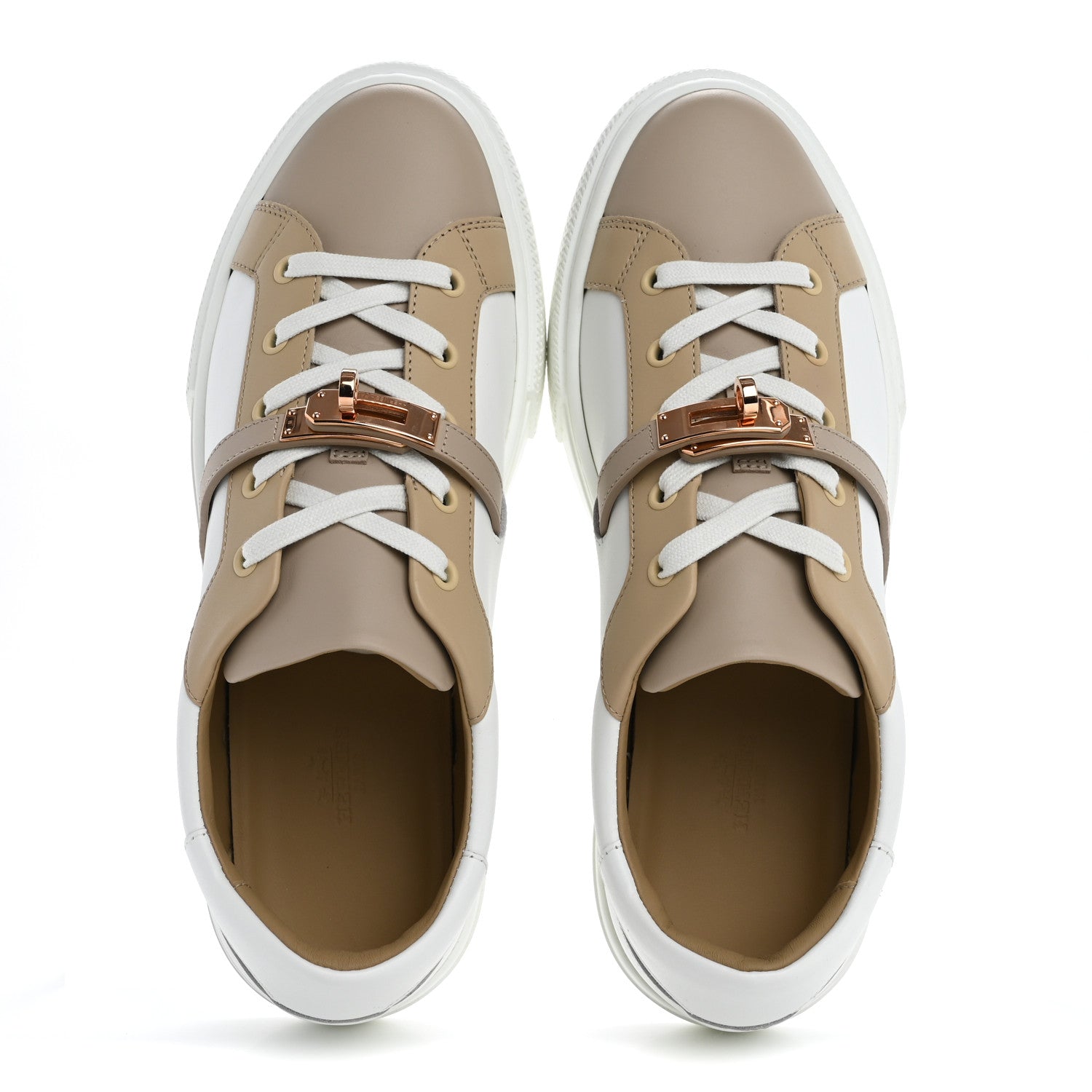 Hermes Calfskin Day Sneakers 41 Multicolor White 2 of 11