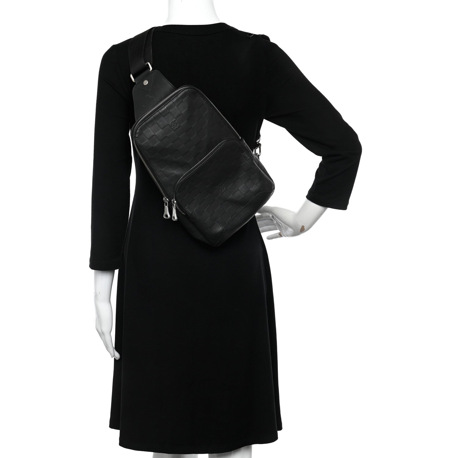 Louis Vuitton Damier Infini Avenue Sling Backpack Onyx 2 of 11