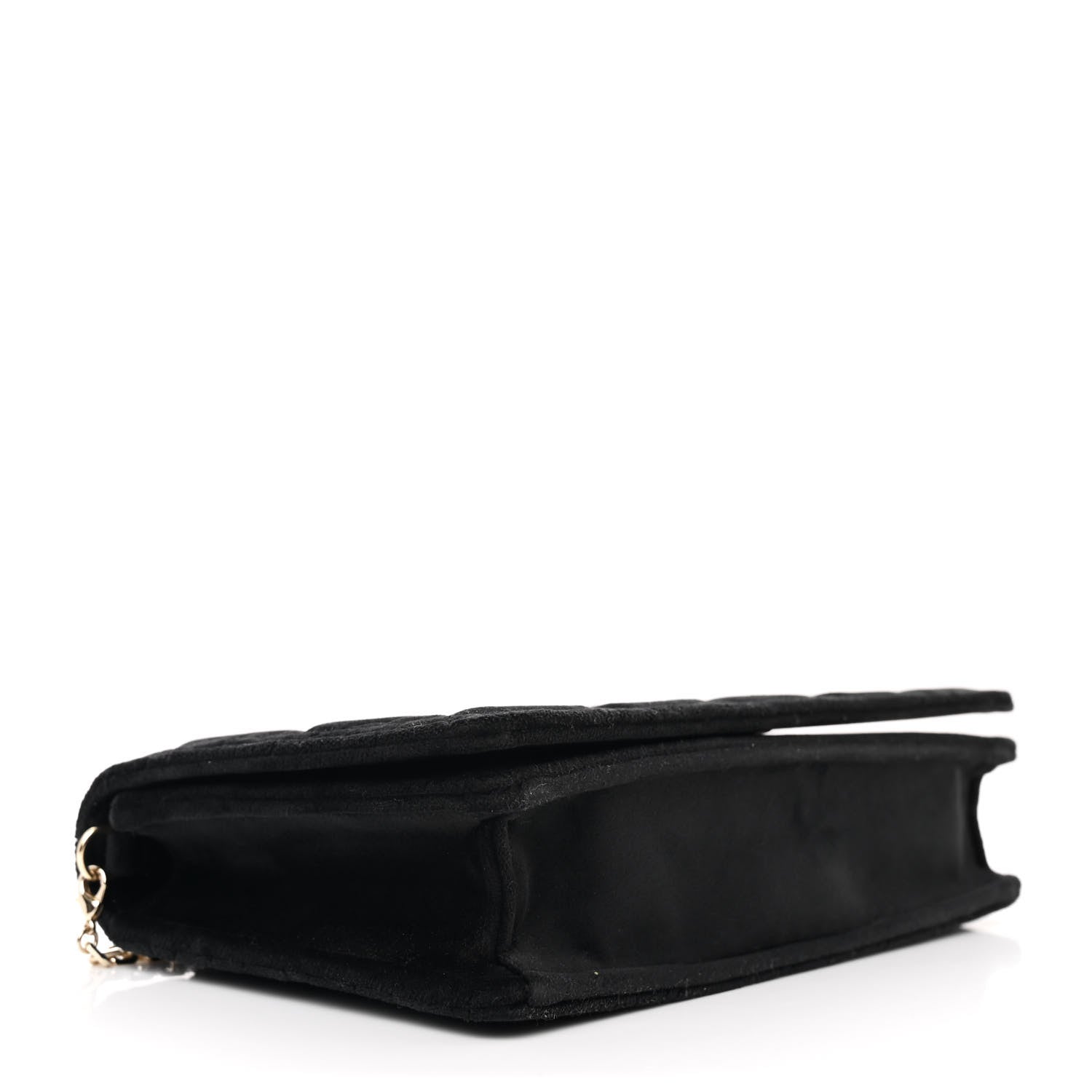 Christian Dior Velvet Cannage Lady Dior Convertible Clutch Black 5 of 12