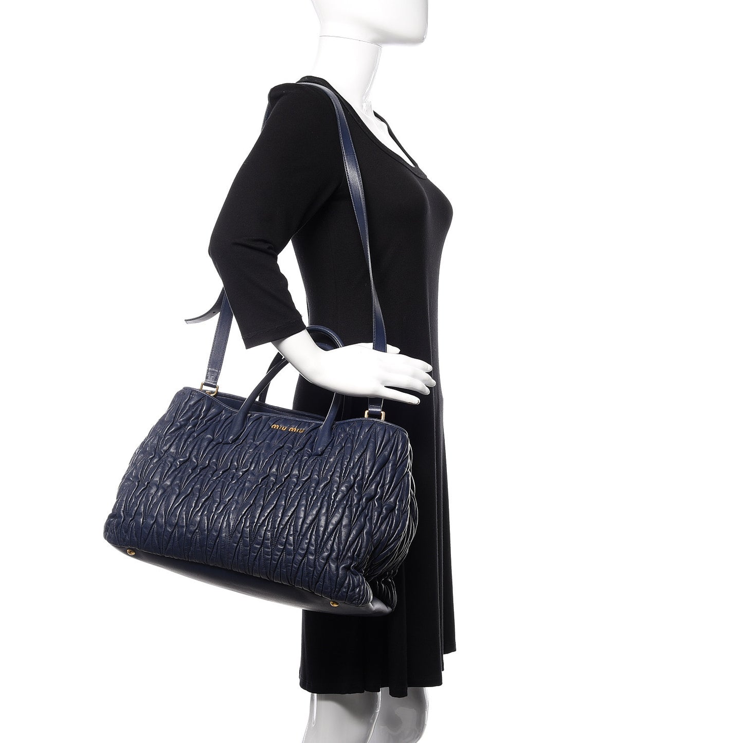 Nappa Matelasse Tote Bleuette
