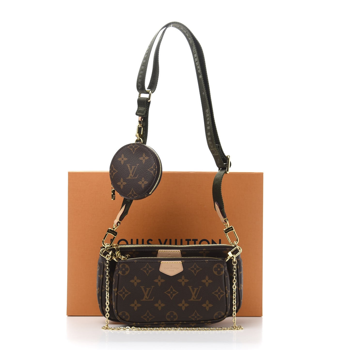 Monogram Multi Pochette Accessories Kaki