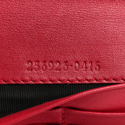 Gucci Microguccissima Interlocking G Continental Wallet Red 7 of 11
