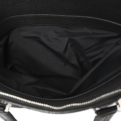 Salvatore Ferragamo Calfskin Studded Firenze Briefcase Black 7 of 18