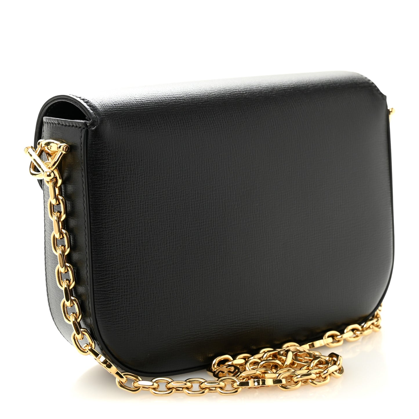 Azalea Calfskin Mini Crystal Horsebit 1955 Shoulder Bag Black