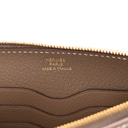 Hermes Evercolor Chaine d'Ancre Zipengo Pochette To Go Etoupe 5 of 9