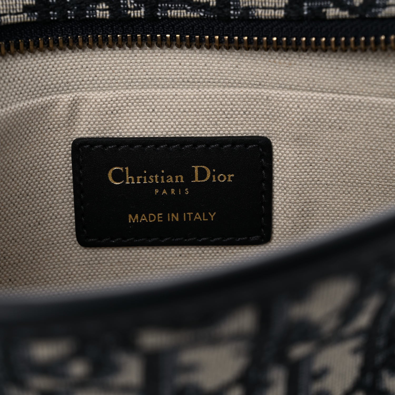 Christian Dior Oblique Diorquake Clutch Blue 7 of 11