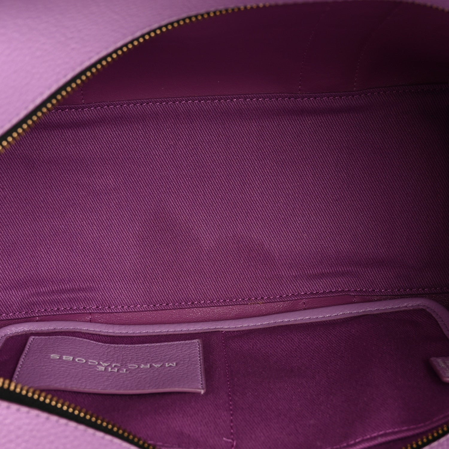 Marc Jacobs Grained Calfskin Medium The Tote Bag Regal Orchid 5 of 11