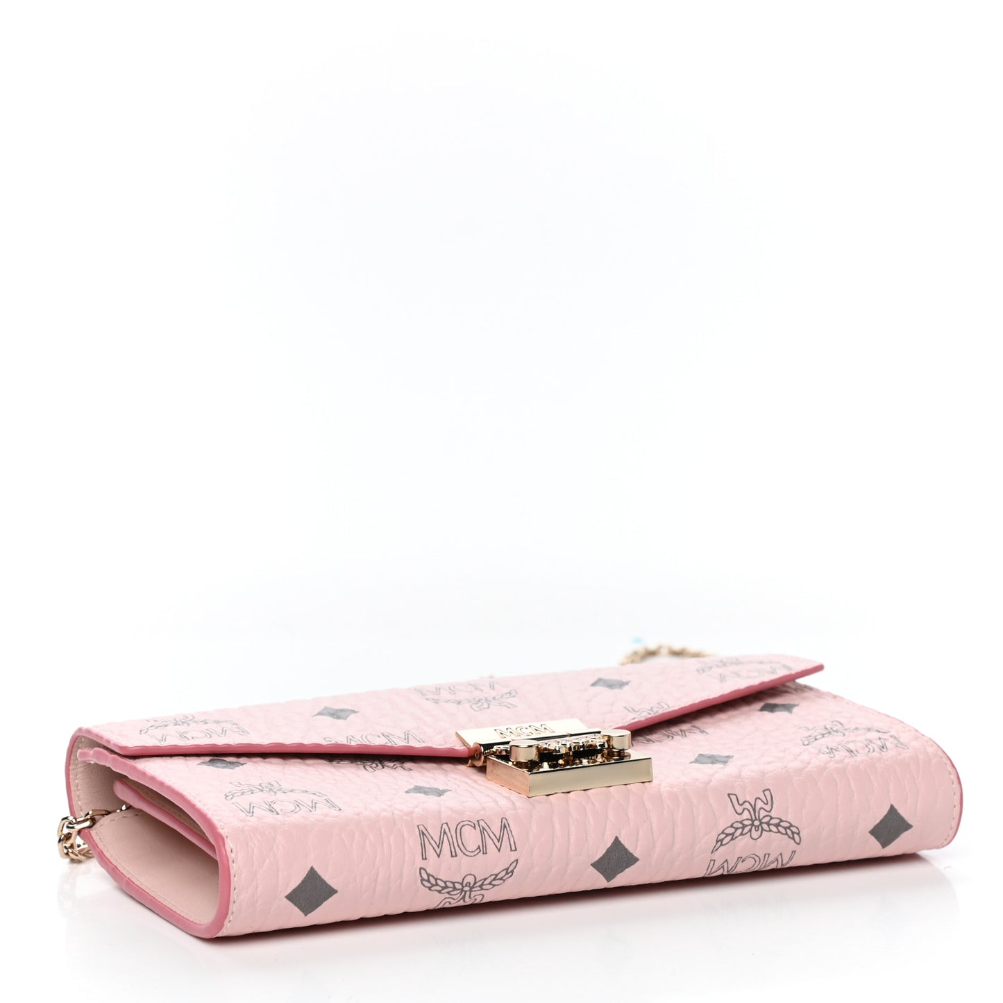 Visetos Large Patricia Wallet On Chain Soft Pink