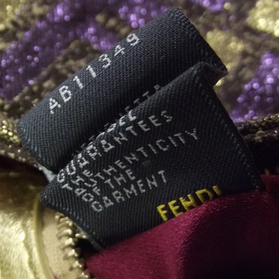Canvas FF Baguette Gold/Purple