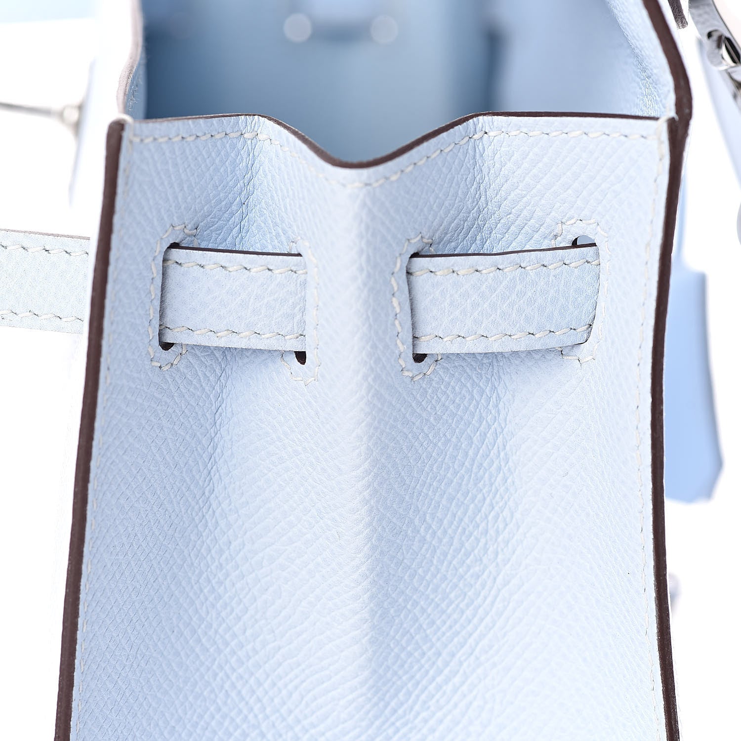 Hermes Epsom Kelly Sellier 25 Bleu Brume 19 of 32