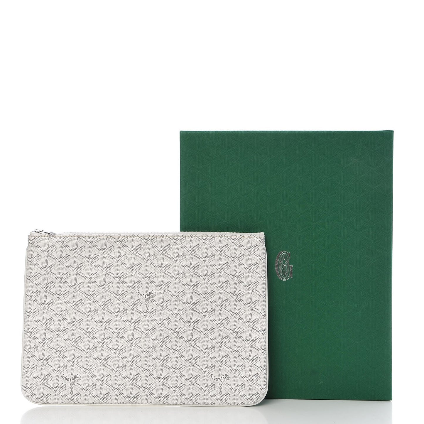 Goyardine Senat Pochette MM White