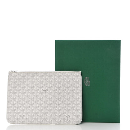Goyard Goyardine Senat Pochette MM White 8 of 8