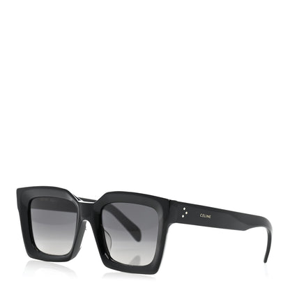 Celine Acetate Square Sunglasses CL401301 Black 1 of 9