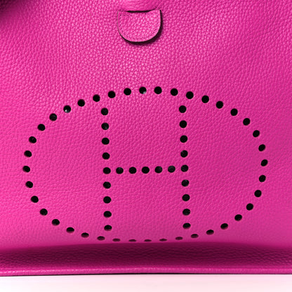 Hermes Taurillon Clemence Evelyne III GM Magnolia 7 of 10